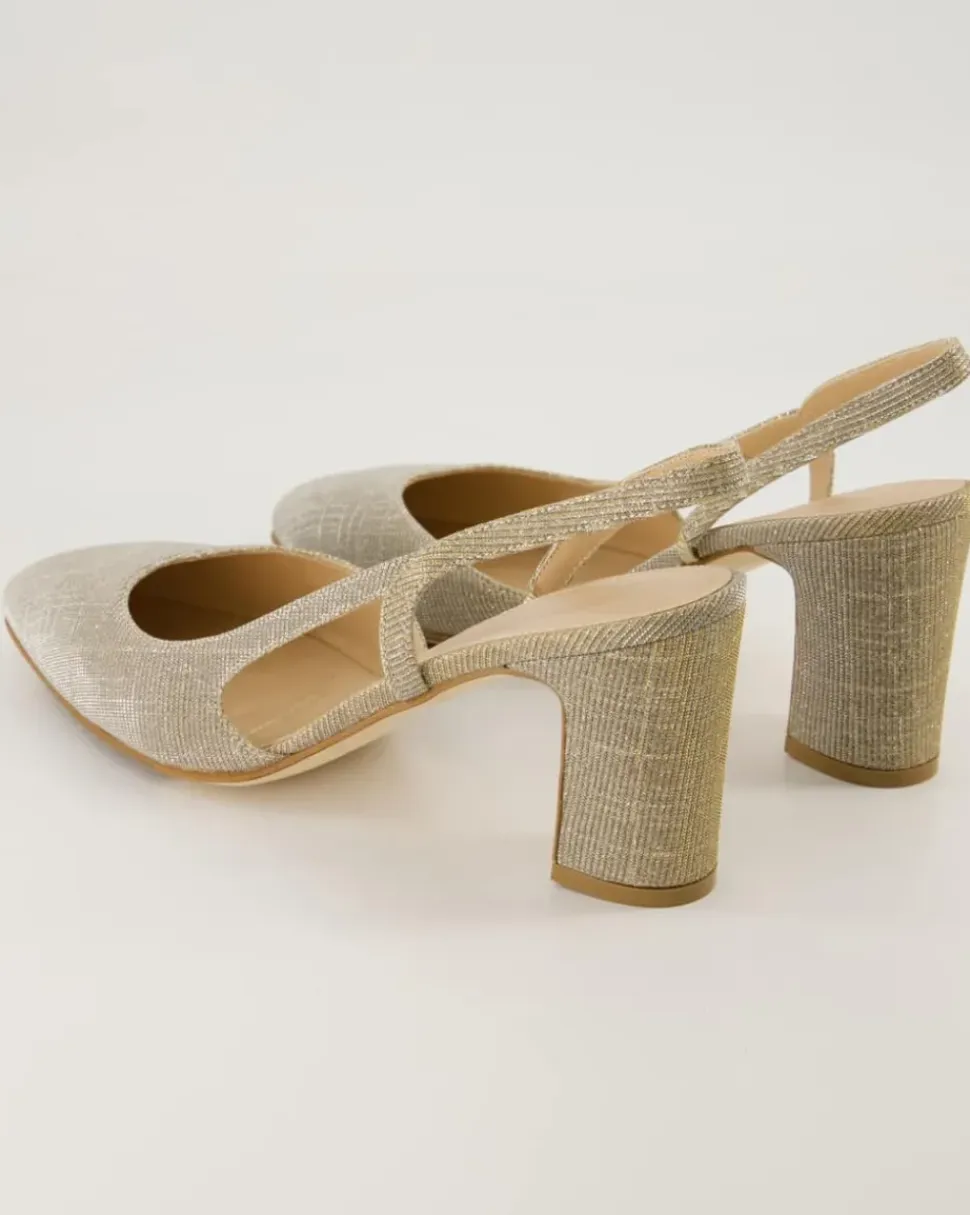 GD693 Slingpumps in Gold