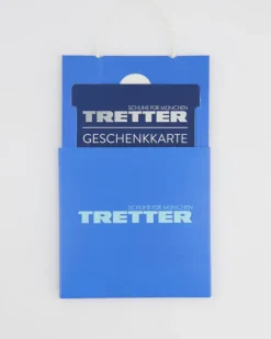 Geschenkkarte in Blau