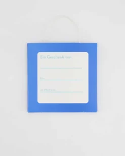 Geschenkkarte in Blau