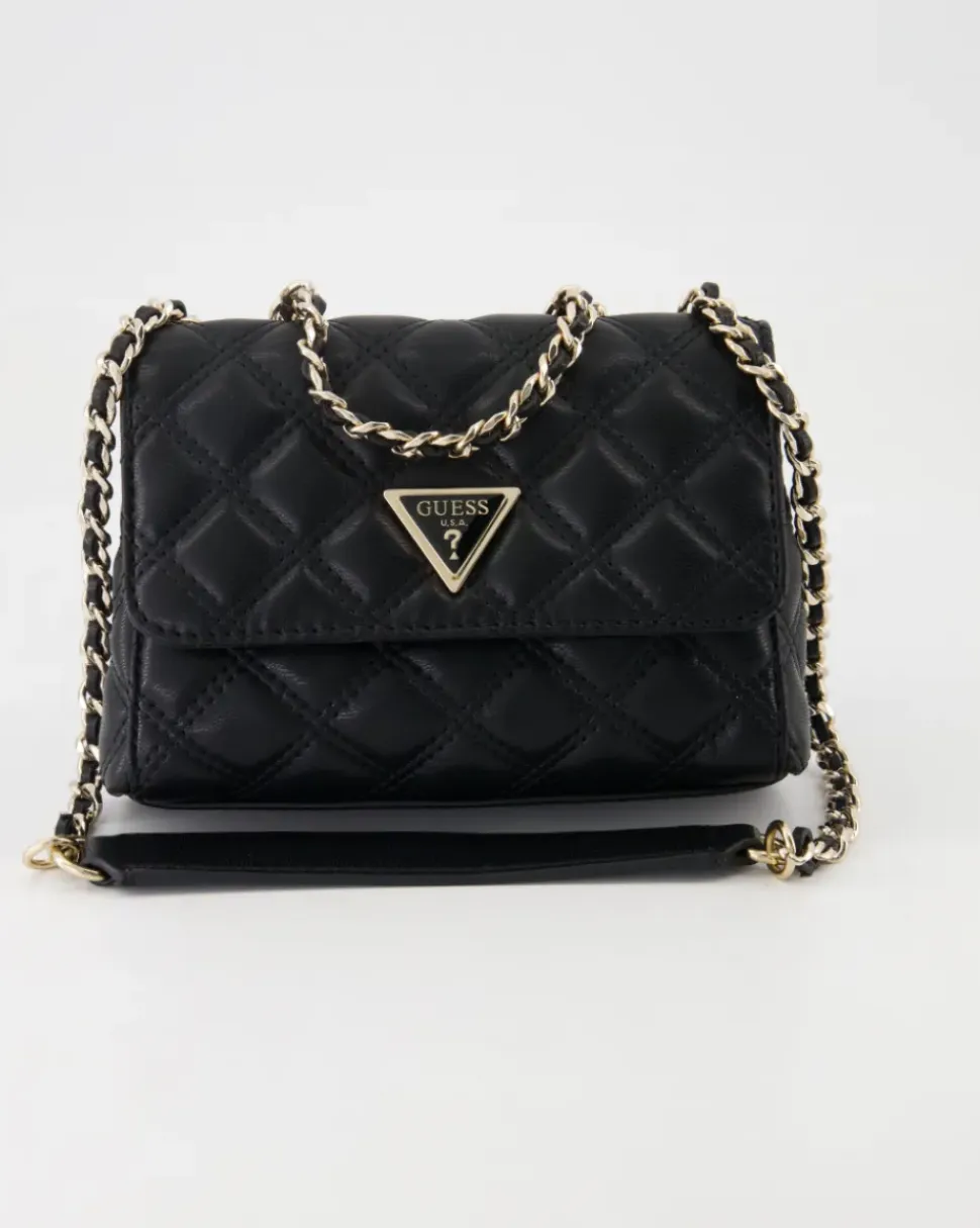 Giully Mini 2 Comp Cnvrtbl flp Handtasche in Schwarz