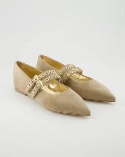 Greta Ballerinas in Beige