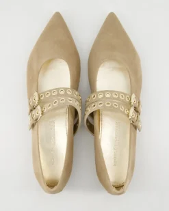 Greta Ballerinas in Beige
