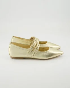 Greta Ballerinas in Gold