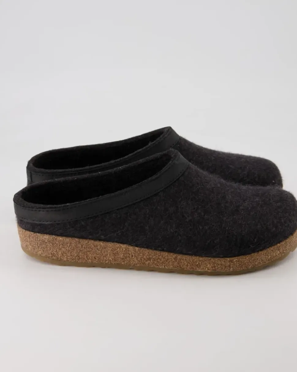 Grizzly Torben Hausschuhe in Schwarz