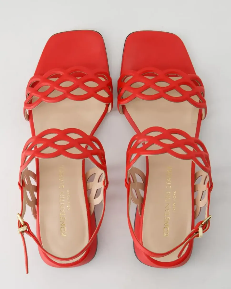 G171 Sandalen in Rot