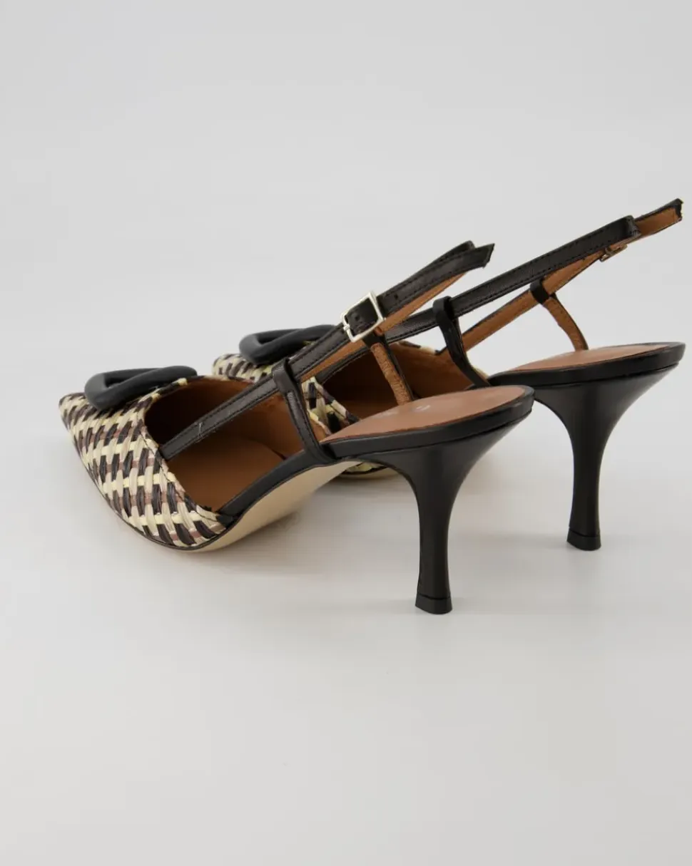G8518 Slingpumps in Mehrfarbig