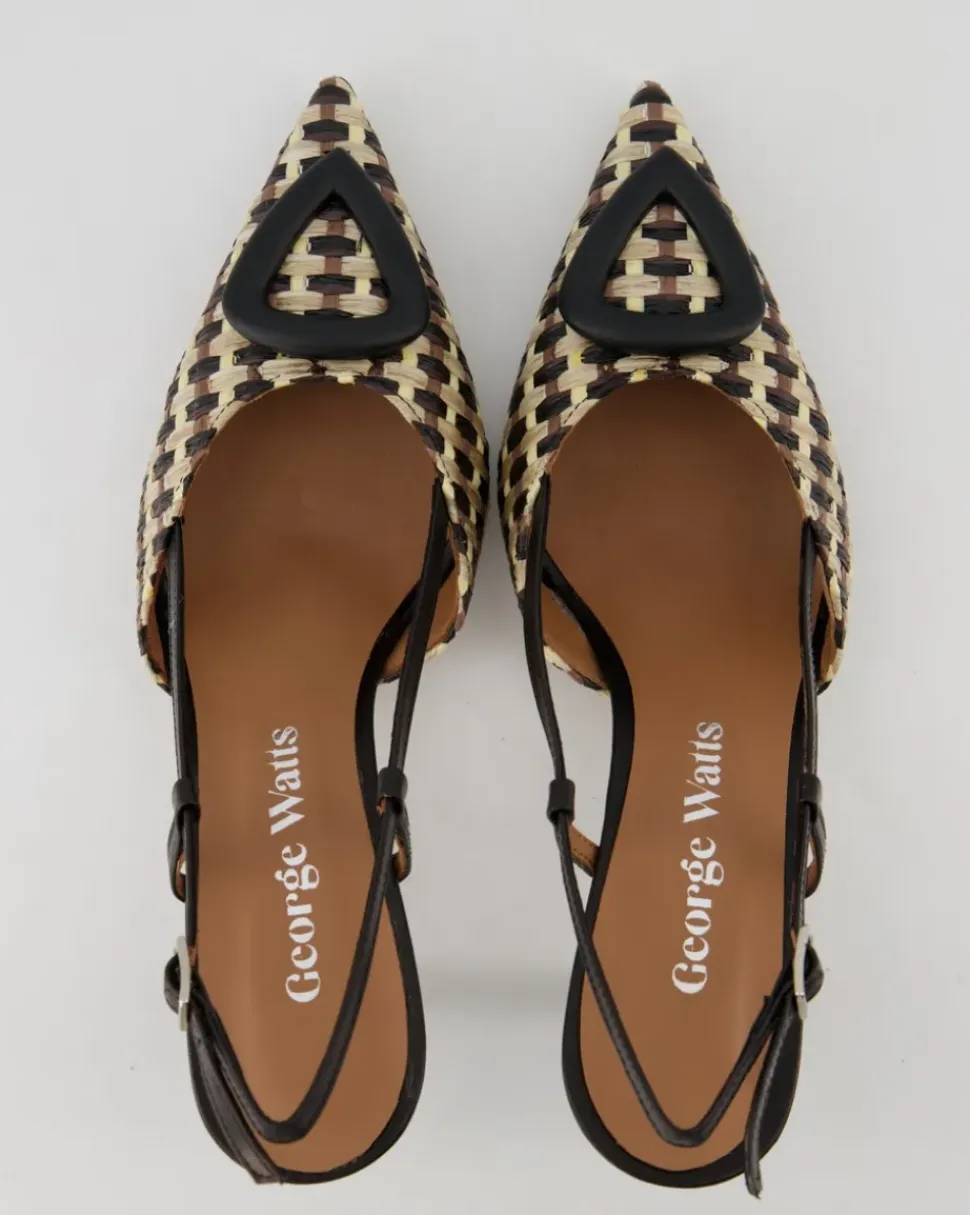 G8518 Slingpumps in Mehrfarbig