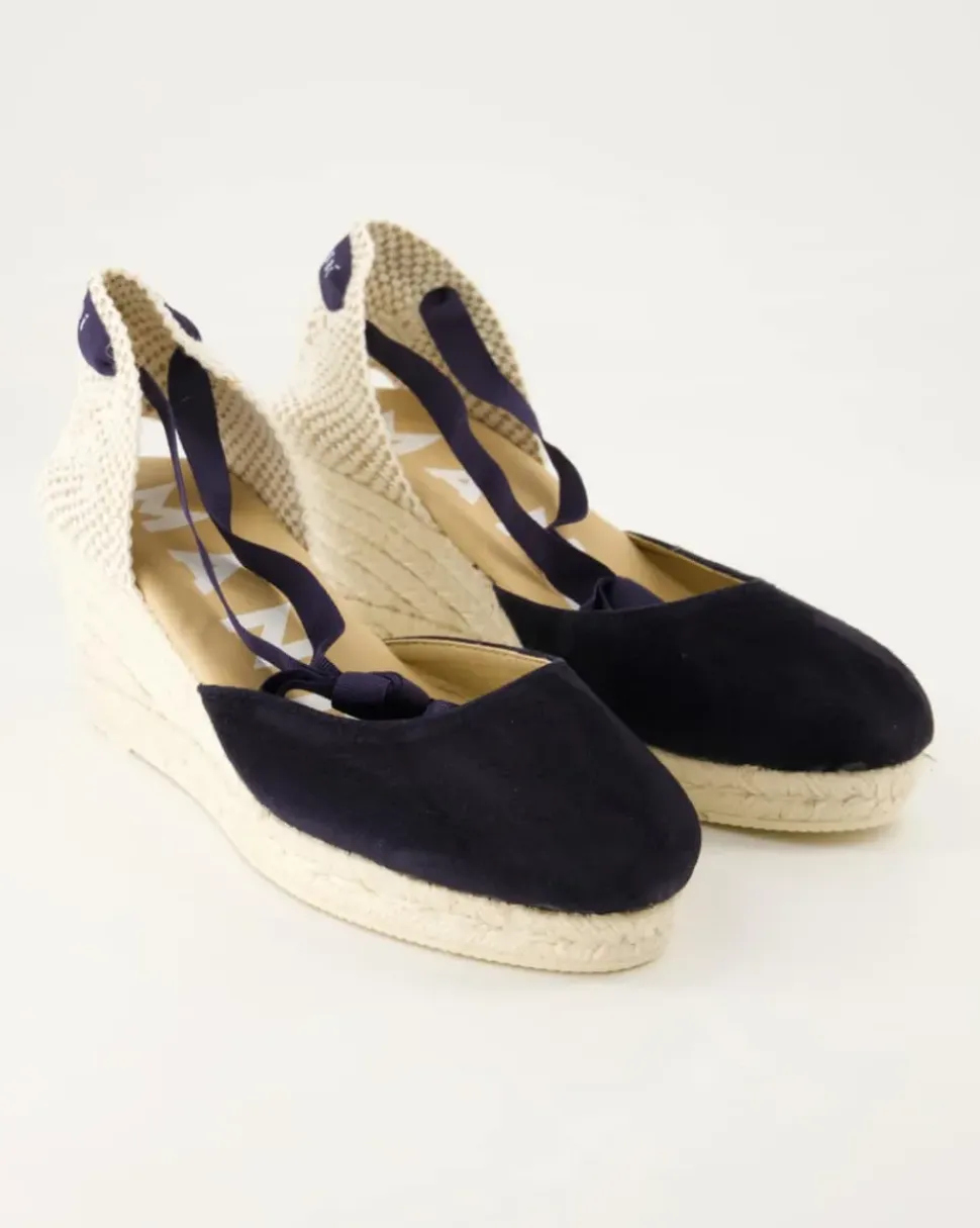 Hamptons Wedges in Blau