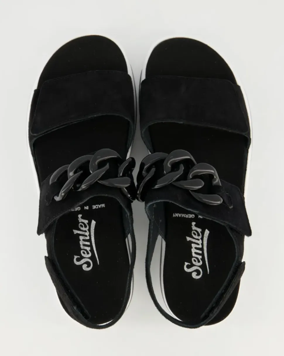 Hanna Sandalen in Schwarz