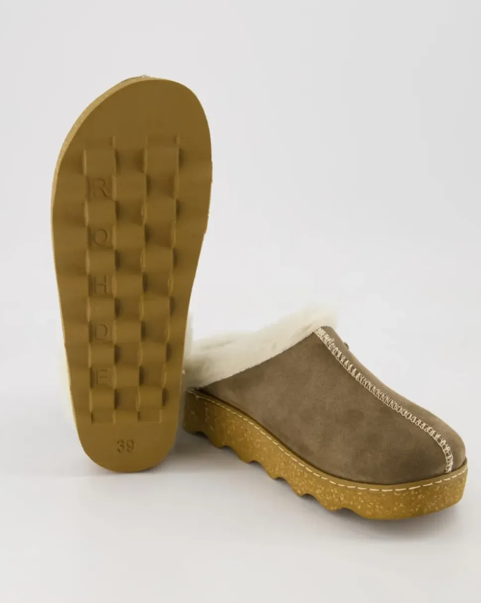 6125-77 Hausschuhe in Beige