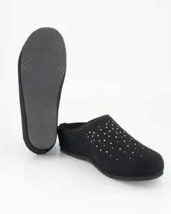 74-00049 Hausschuhe in Schwarz