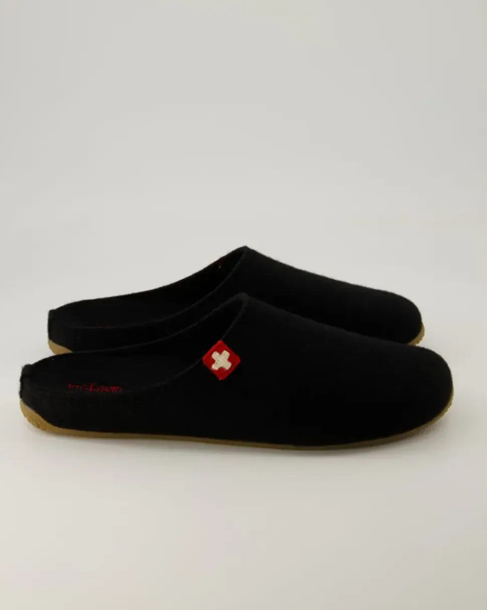 3886-0900 Hausschuhe in Schwarz