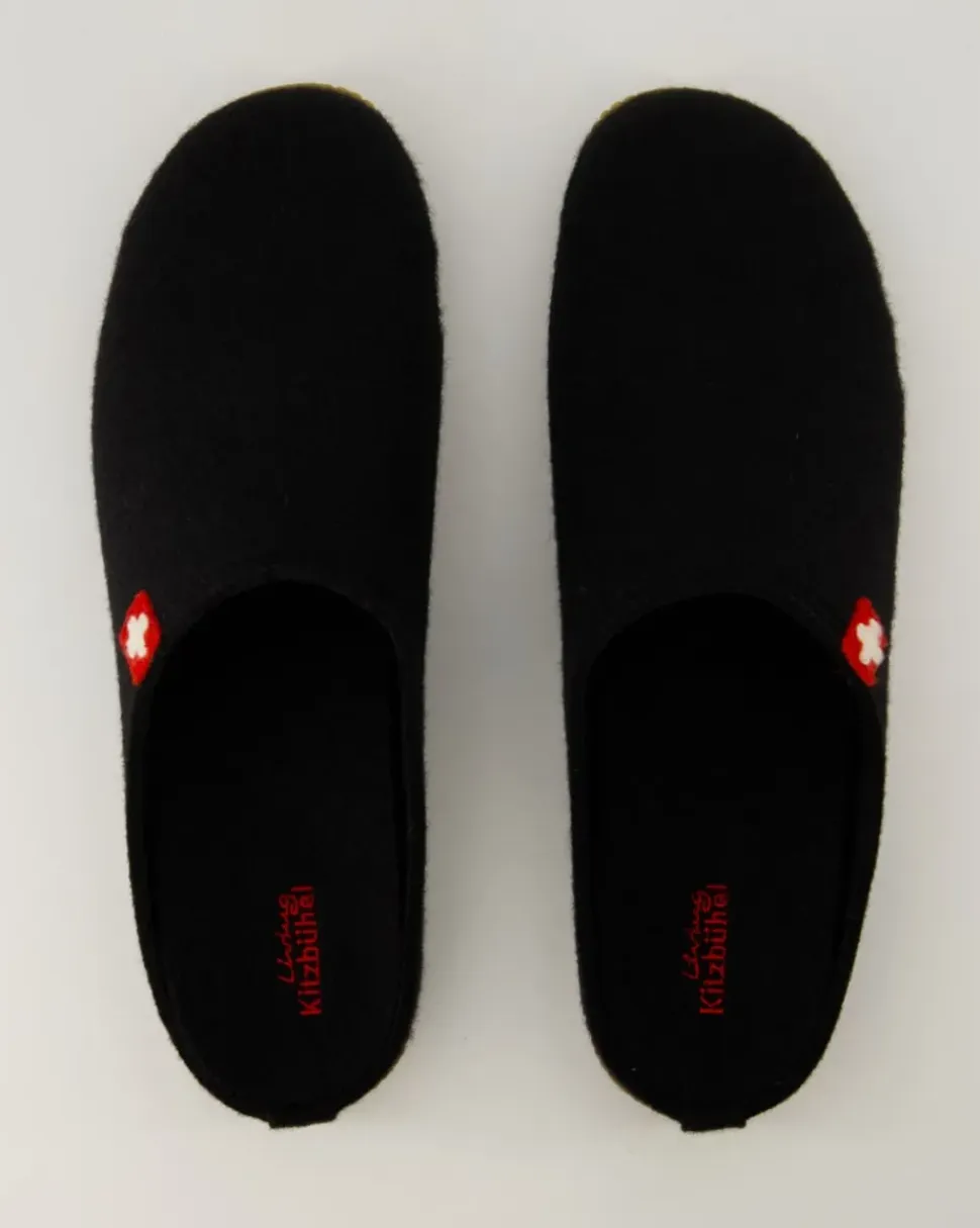 3886-0900 Hausschuhe in Schwarz