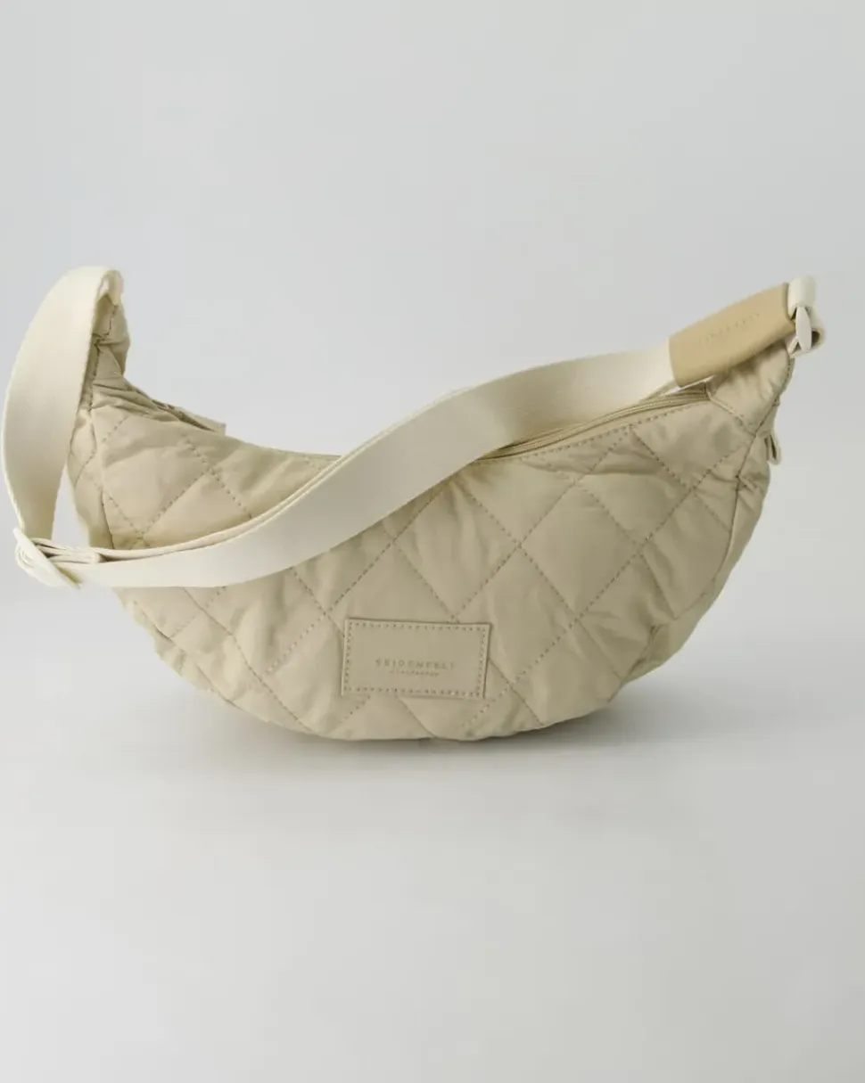 Hetta Halfmoon Bag Umhängetasche in Beige