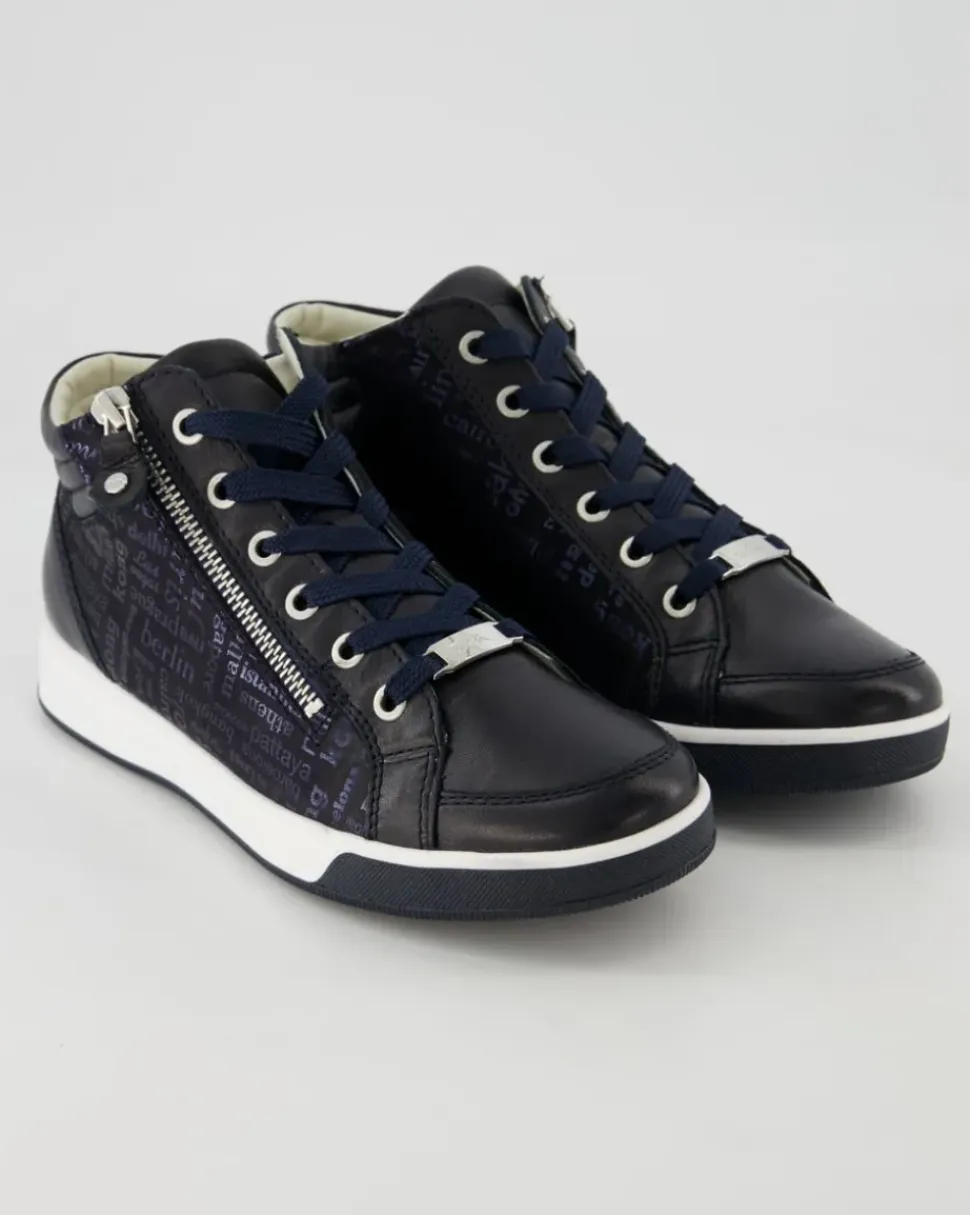High Soft Stiefeletten in Blau