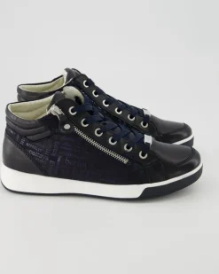 High Soft Stiefeletten in Blau