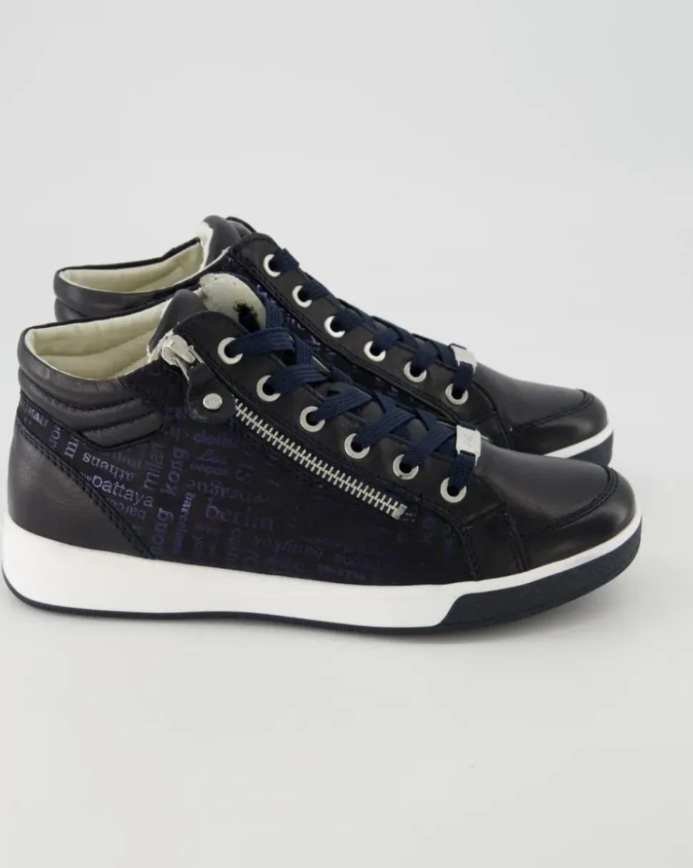 High Soft Stiefeletten in Blau