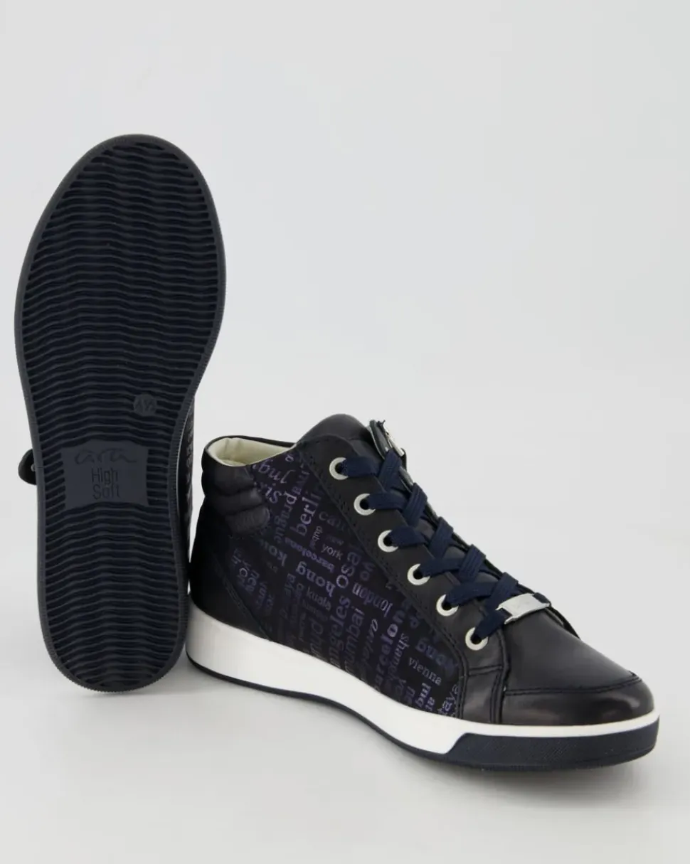 High Soft Stiefeletten in Blau