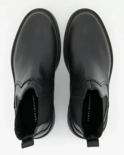 Hilfiger Comfort LWT LTH Chelsea Boots in Schwarz
