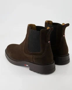 Hilfiger Comfort LWT Suede Chelsea Boots in Braun