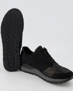 Hiroko-Soft Schnürschuhe in Schwarz