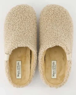 Home-Slipper Hausschuhe in Beige