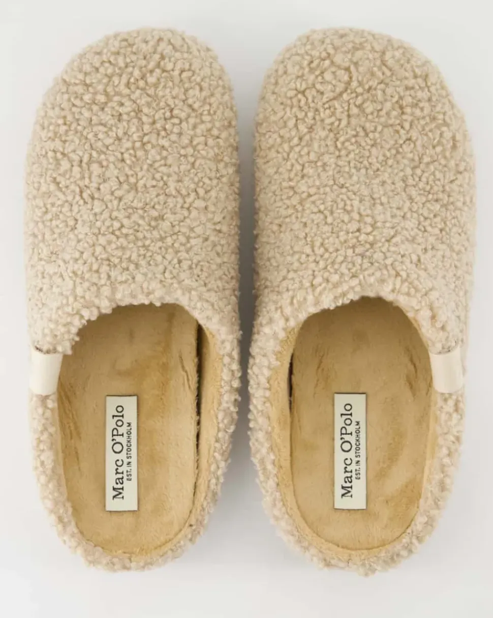 Home-Slipper Hausschuhe in Beige