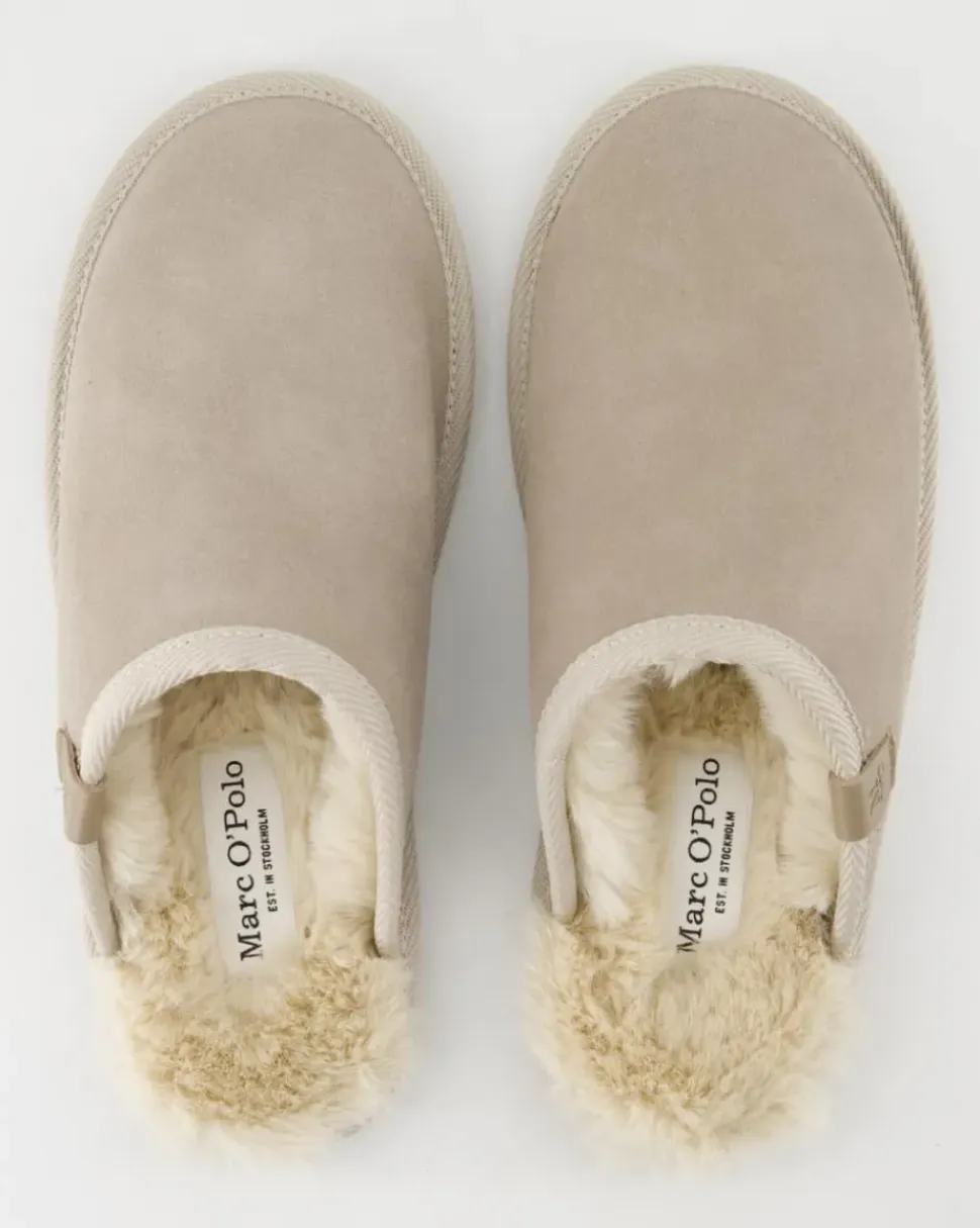 Home-Slipper Hausschuhe in Grau