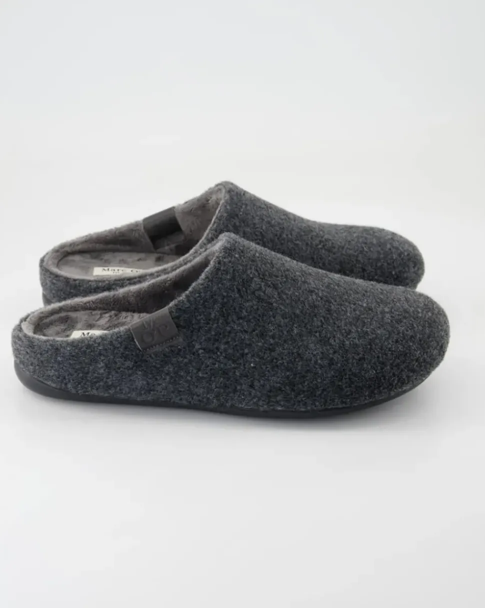 Home-Slipper Hausschuhe in Grau