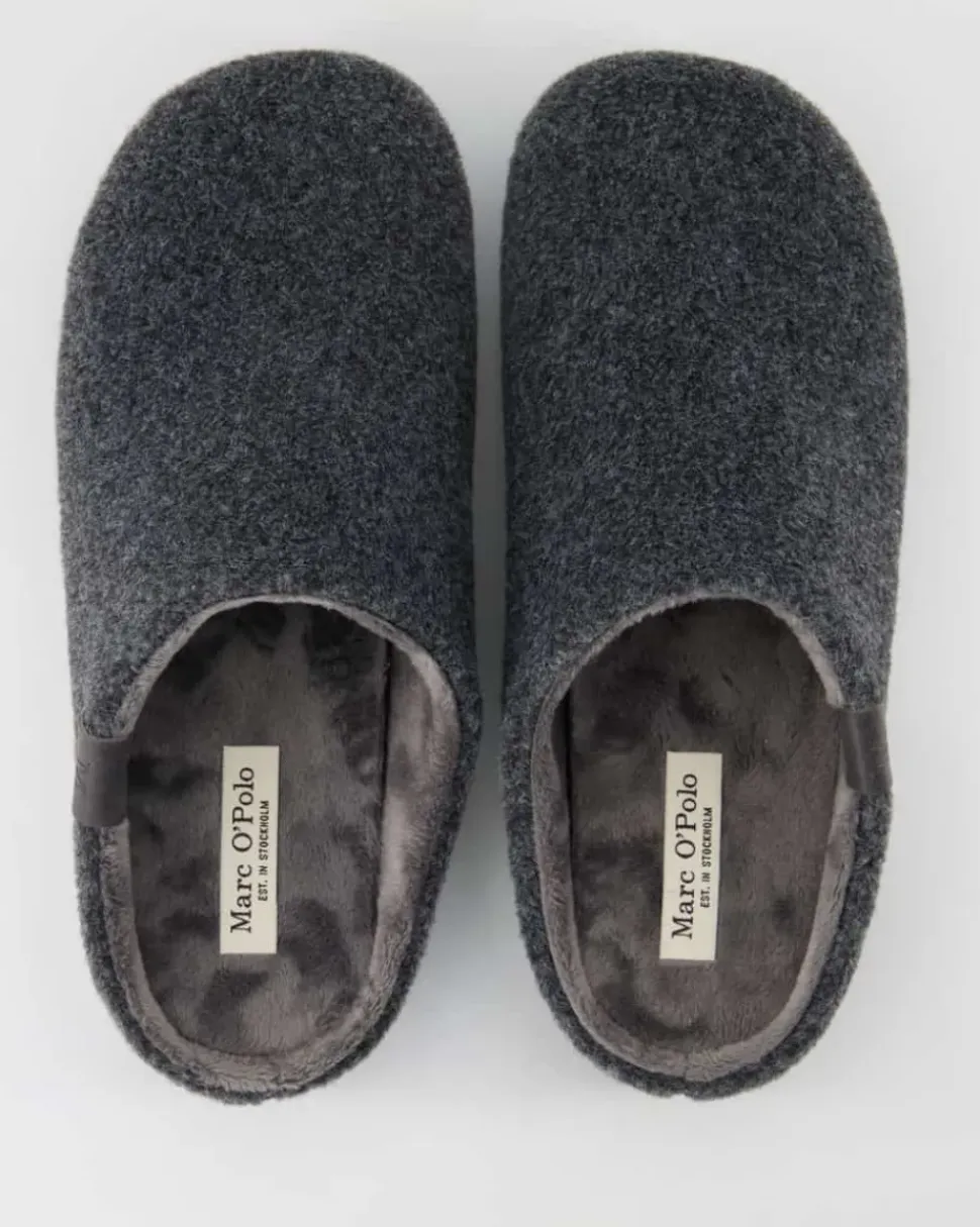 Home-Slipper Hausschuhe in Grau