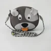 Hund Pouch Portemonnaie in Grau