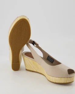 Iconic Elba Sling Back Sandalen in Grau