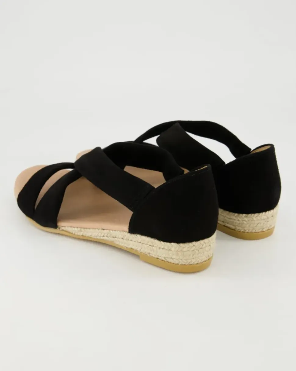 Isabella Sandalen in Schwarz