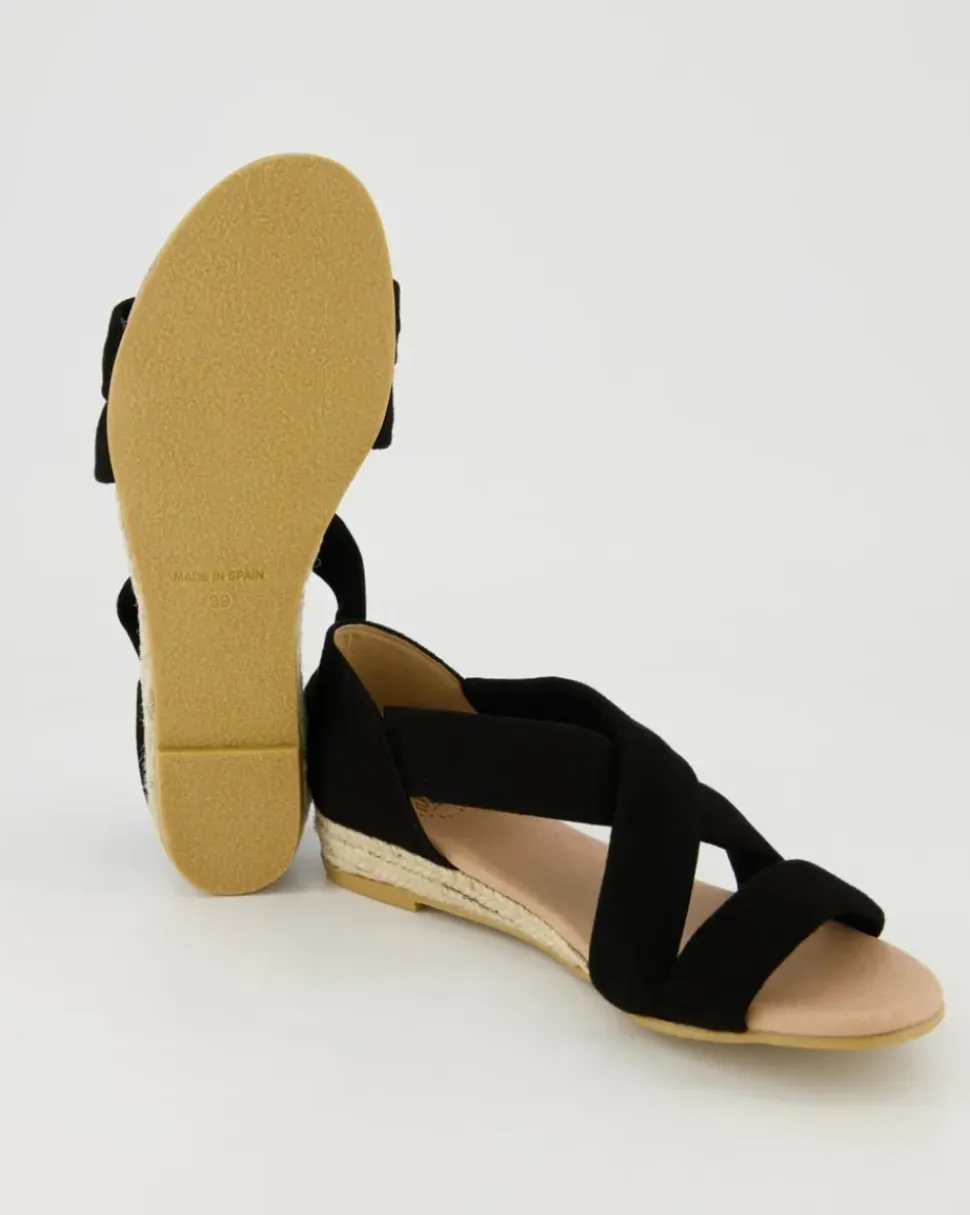 Isabella Sandalen in Schwarz