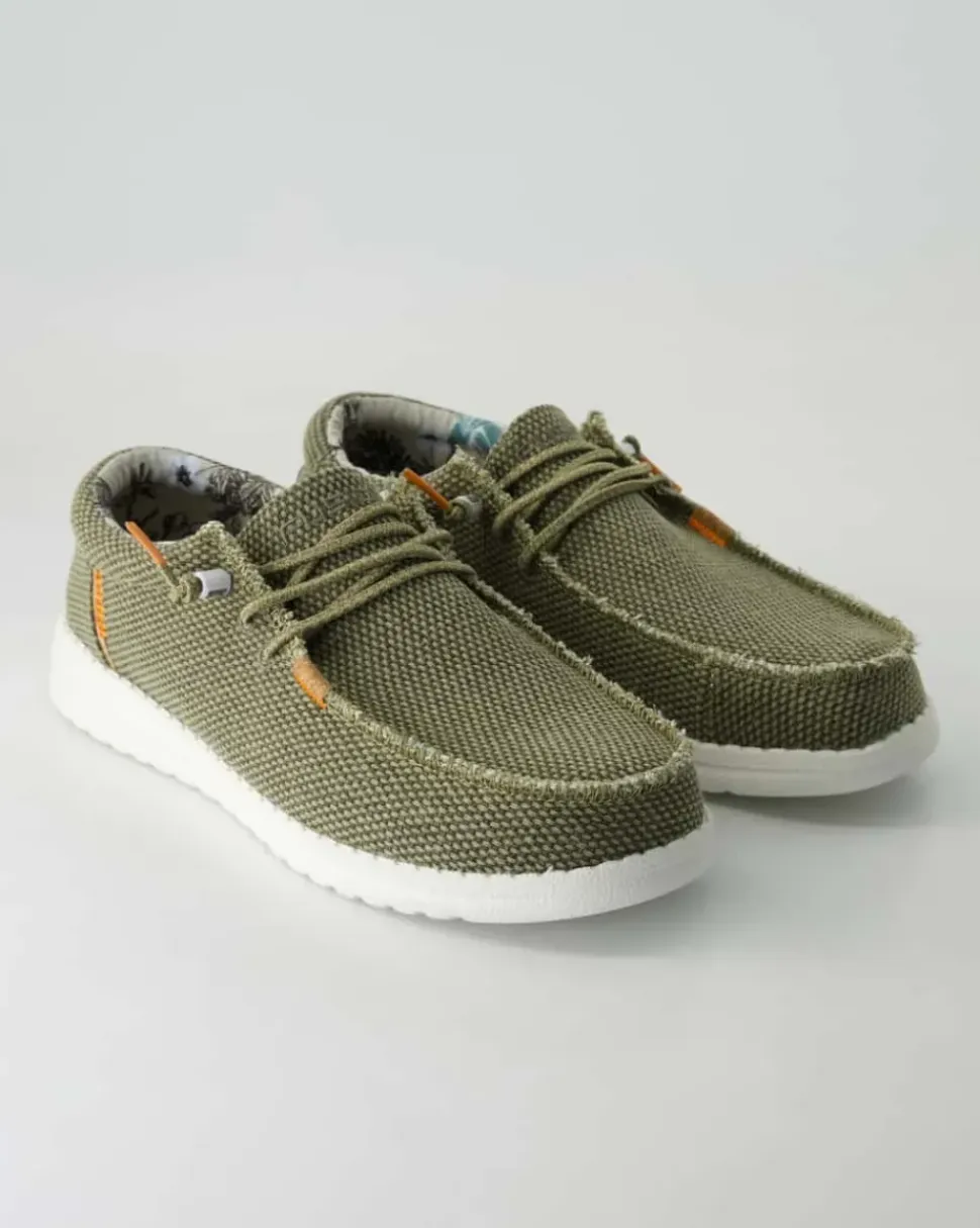 Jack Jute moss Slipper in Grün
