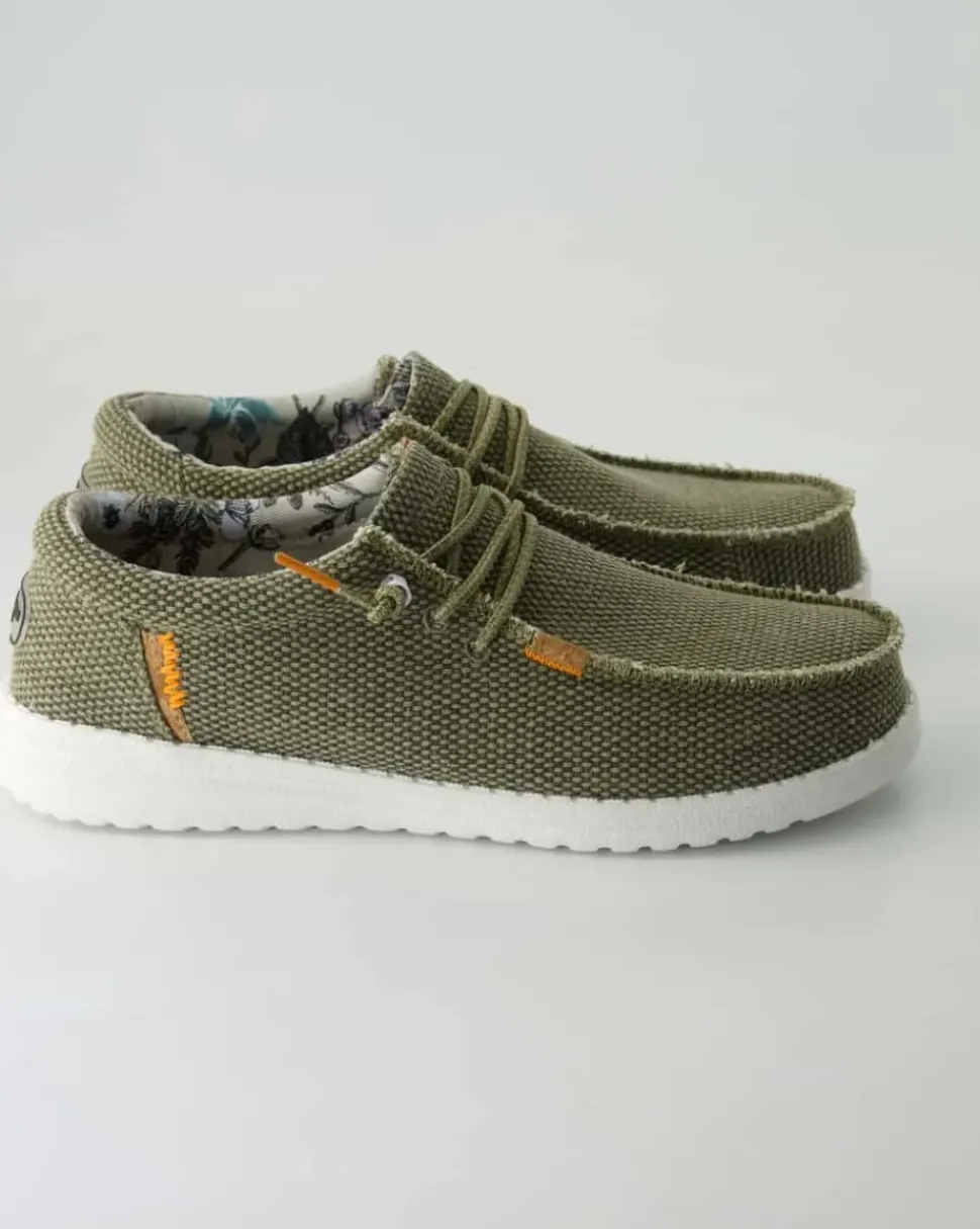 Jack Jute moss Slipper in Grün