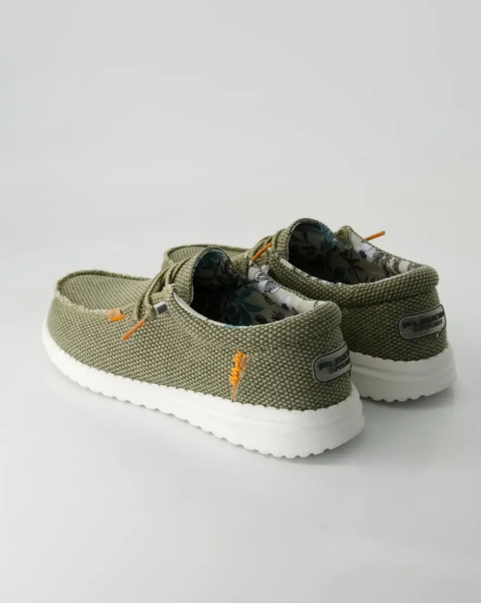 Jack Jute moss Slipper in Grün