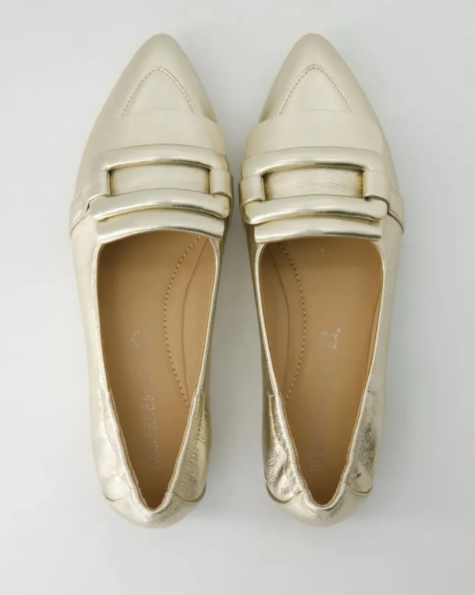 Jeanine 02 Ballerinas in Gold