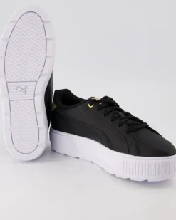 Karmen Distressed Sneaker in Schwarz