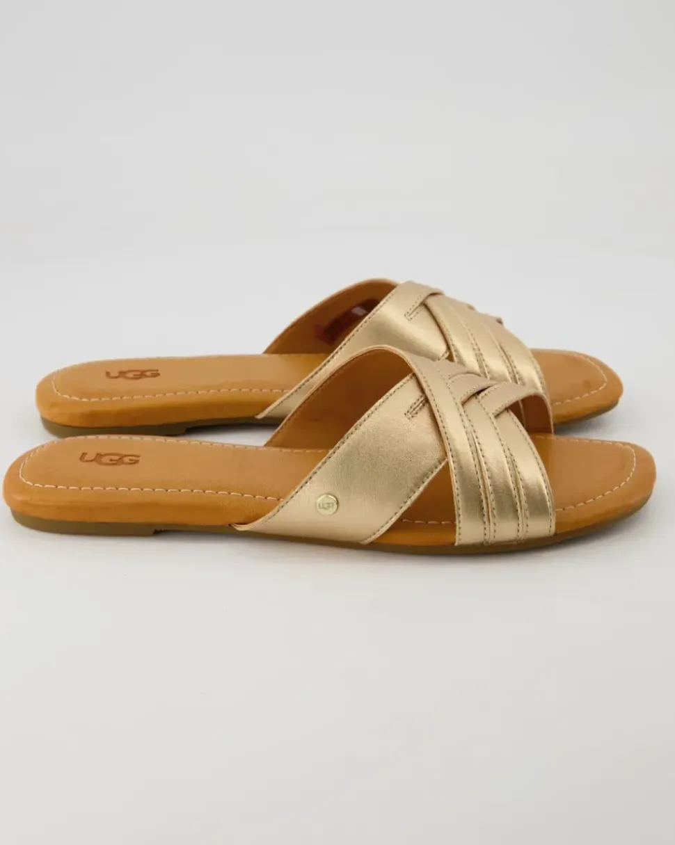 Kenleigh Slide Pantoletten in Gold