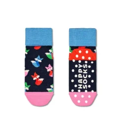Kids Antislip 2-Pack Fox & Flo Socken in Mehrfarbig