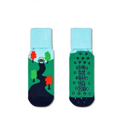 Kids Antislip 2-Pack Into The Socken in Mehrfarbig