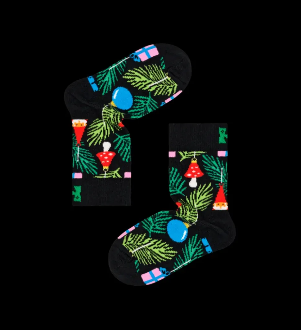 Kids Christmas Tree Decoration Socken in Mehrfarbig