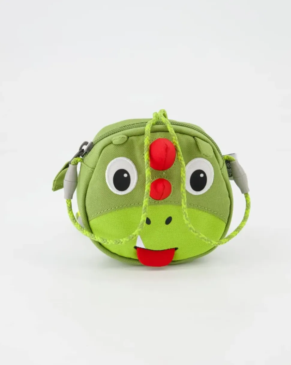 Kids Wallet Drache Umhängetasche in Grün