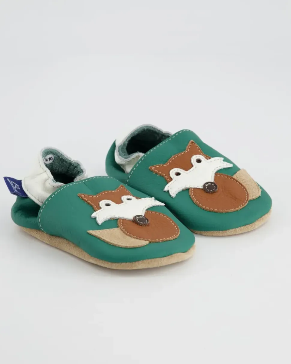 6003 Krabbelschuhe in Grün