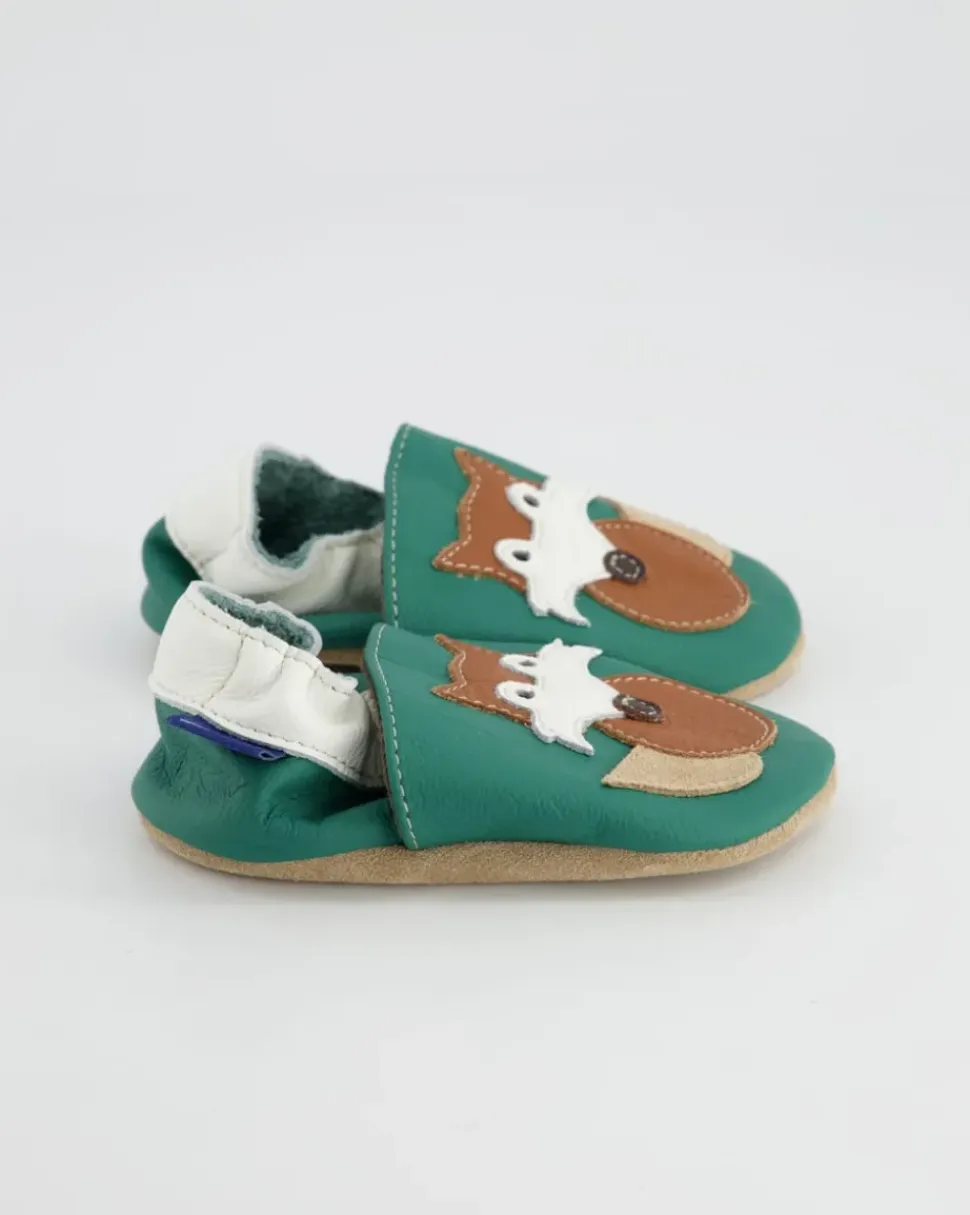 6003 Krabbelschuhe in Grün