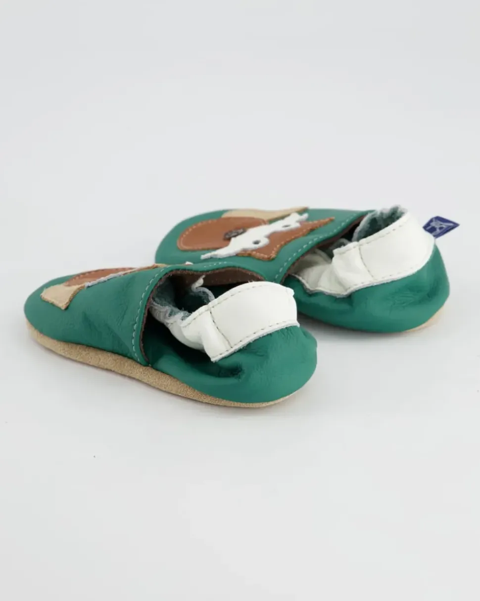 6003 Krabbelschuhe in Grün