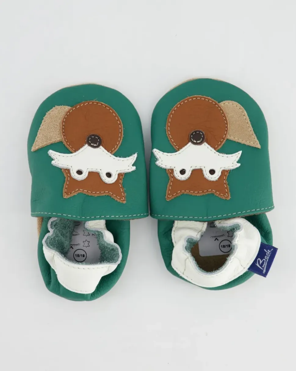6003 Krabbelschuhe in Grün