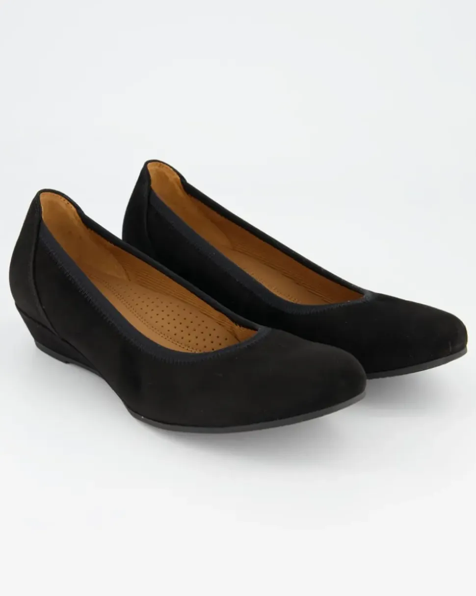Kreta Pumps in Schwarz