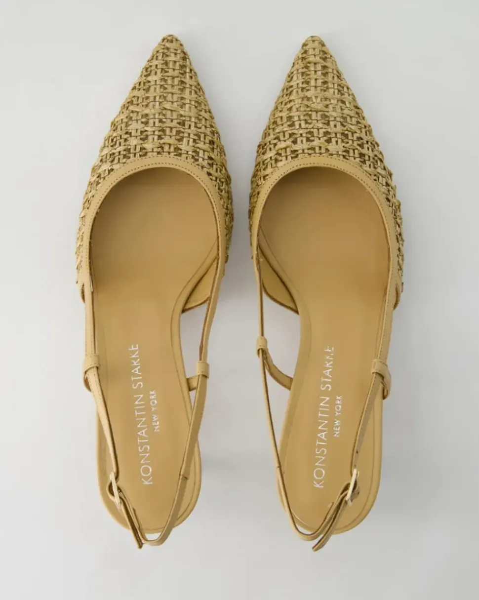 K-006 Slingpumps in Beige